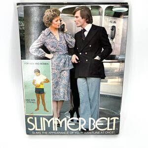 Vintage 70s Slimmer Belt Shapewear Unisex in Original Box
